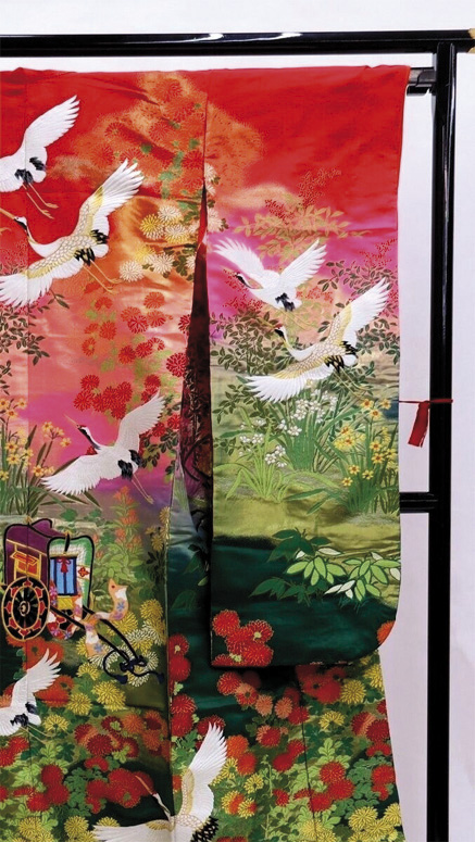 Cherry Blossom and Rabbit in the Moon - Kimono motifs throughout the year (part 1)