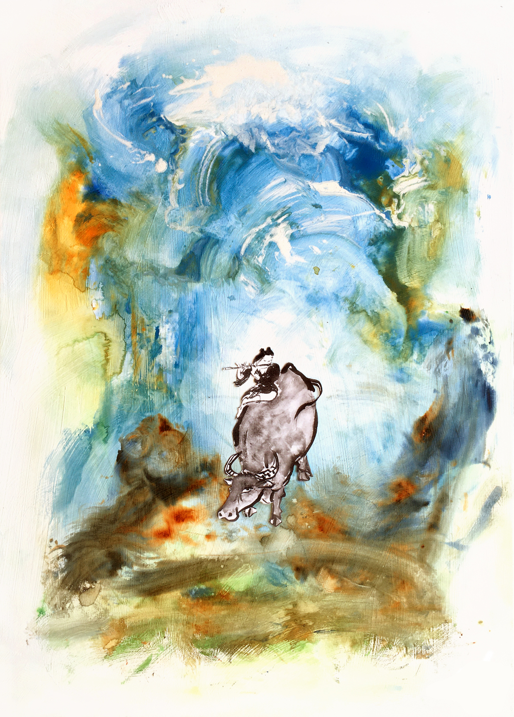 Ausstellung: Die zehn Ochsenbilder des Zen – Gemälde von Zen-Meister Zensho W. Kopp